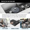 32&rdquo; Undermount Stainless Steel Double Bowl Kitchen Sink with Accessories